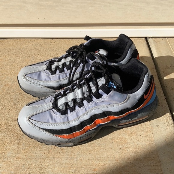 air max 95 wolf grey safety orange